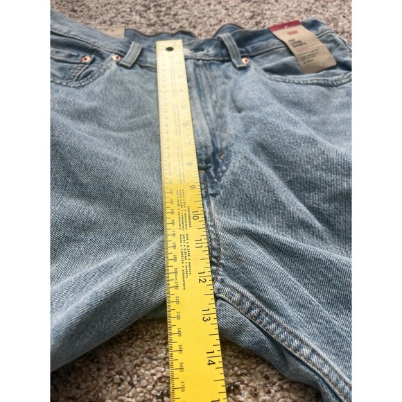 NWT Levi's 469 Men's Jean Shorts Light Wash Loose Fit Distressed Denim Size 34 - Picture 7 of 11